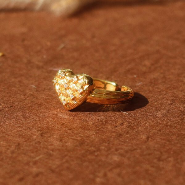Twinkle Heart | 18K Gold Plated, Cubic Zirconia