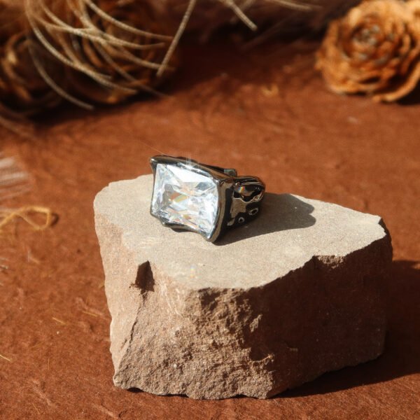 Midnight Square | 18K Gold Plated, Cubic Zirconia