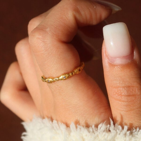 Eye Spark | 18K Gold Plated, Cubic Zirconia