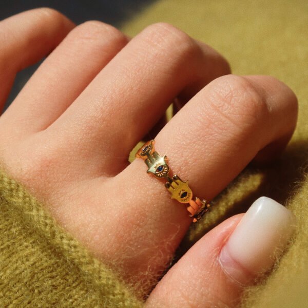 Bless Ring | 18K Gold Plated, Cubic Zirconia